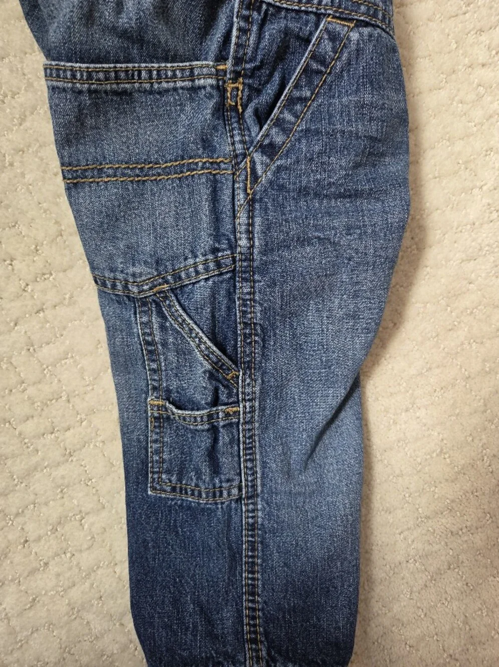 OshKosh B'gosh Indigo Blue Denim Relaxed Overalls